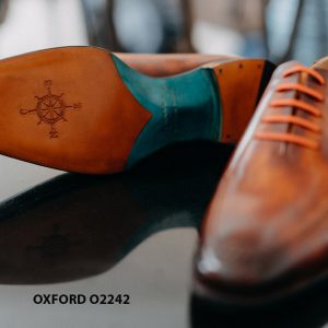 Giày da nam đế da khâu Goodyear Welted Oxford O2242 006