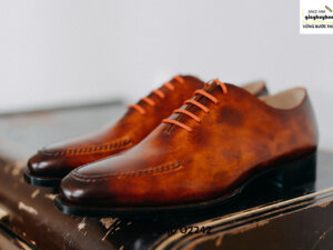 Giày da nam đế da khâu Goodyear Welted Oxford O2242 005