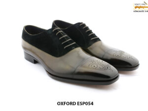 [Outlet size 46] Giày tây nam cao cấp phối nhung Oxford ESP054 002