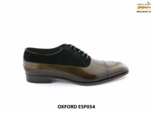 [Outlet size 46] Giày tây nam cao cấp phối nhung Oxford ESP054 001