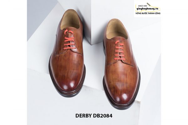 Giày tây nam mũi trơn màu thủ công Derby DB2084 001