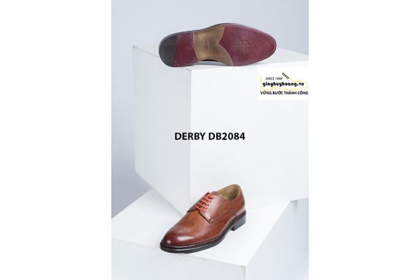Giày tây nam mũi trơn màu thủ công Derby DB2084 003