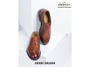 Giày tây nam mũi trơn màu thủ công Derby DB2084 002