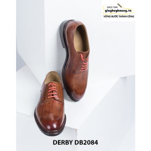 Giày tây nam mũi trơn màu thủ công Derby DB2084 002
