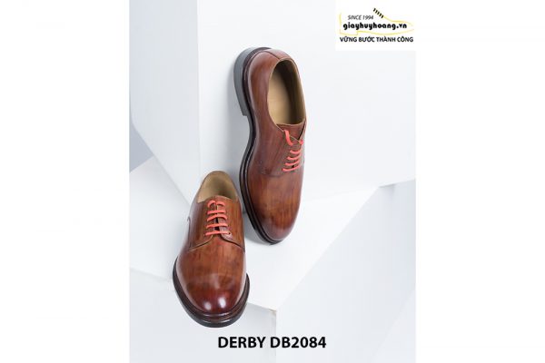 Giày tây nam mũi trơn màu thủ công Derby DB2084 002