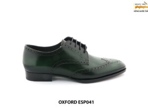 [Outlet size 40] Giày tây nam màu xanh lá cây Wingtip Oxford ESP041 001