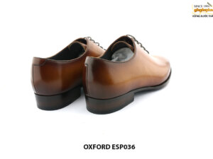 [Outlet size 36] Giày da nam trơn không hoạ tiết Oxford ESP036 003