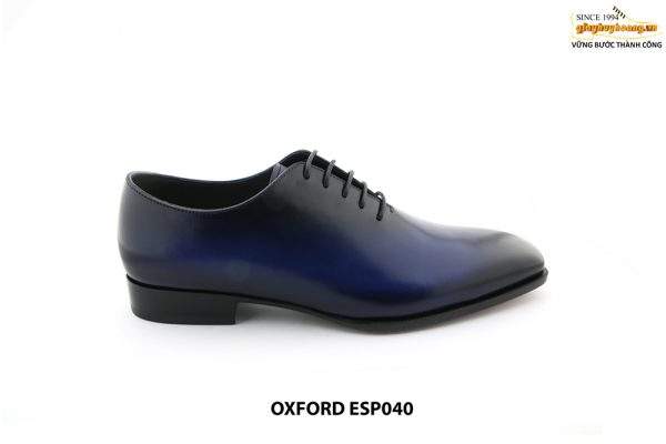 [Outlet size 40] Giày tây nam Wholecut xanh dương Oxford ESP040 001