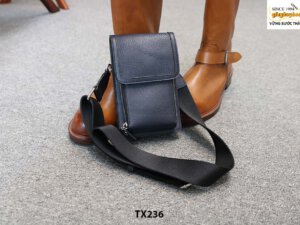 Túi đeo chéo nam nhỏ gọn nhiều ngăn TX236 001