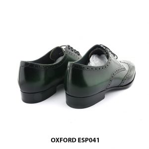 [Outlet size 40] Giày tây nam màu xanh lá cây Wingtip Oxford ESP041 004