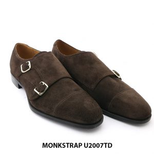 [Outlet] Giày da lộn nam 2 khoá Monkstrap U2007TD 016