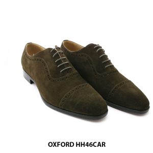 [Outlet] Giày buộc dây da lộn nam Oxford HH46CAR 013