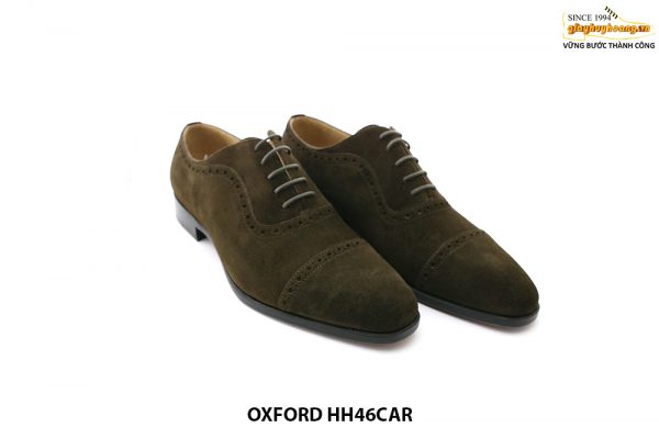 [Outlet] Giày buộc dây da lộn nam Oxford HH46CAR 013