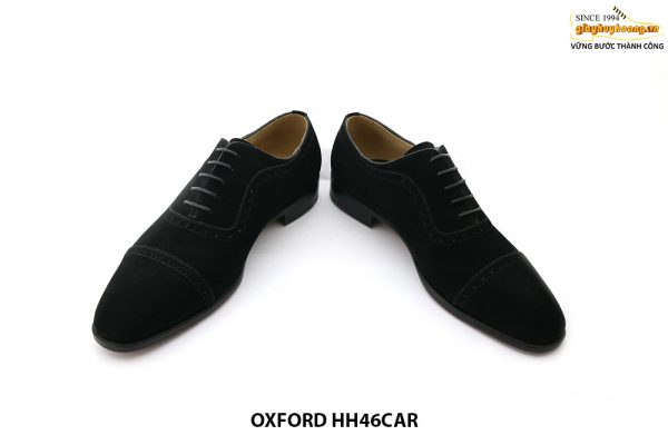 [Outlet] Giày buộc dây da lộn nam Oxford HH46CAR 011