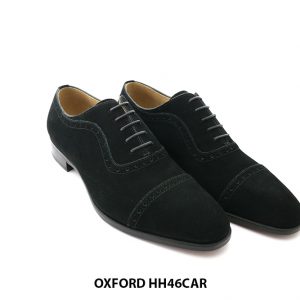 [Outlet] Giày buộc dây da lộn nam Oxford HH46CAR 010