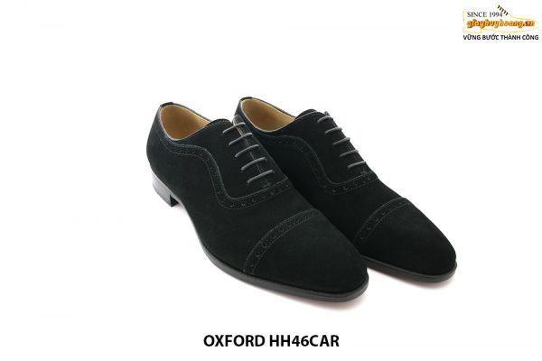 [Outlet] Giày buộc dây da lộn nam Oxford HH46CAR 010