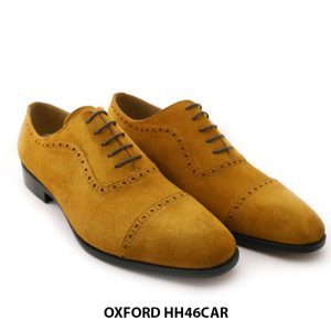 [Outlet] Giày buộc dây da lộn nam Oxford HH46CAR 003