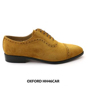 [Outlet] Giày buộc dây da lộn nam Oxford HH46CAR 001