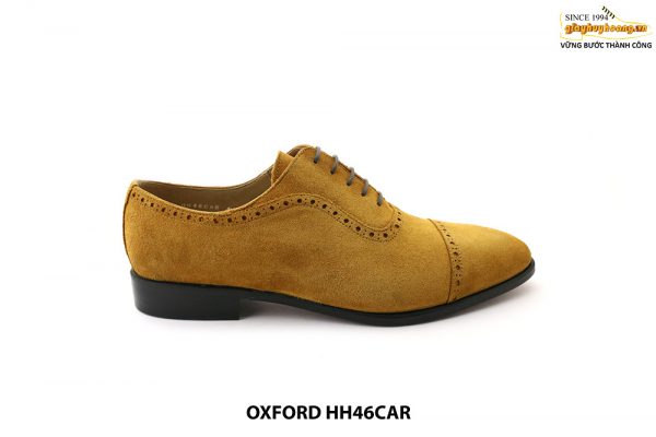 [Outlet] Giày buộc dây da lộn nam Oxford HH46CAR 001