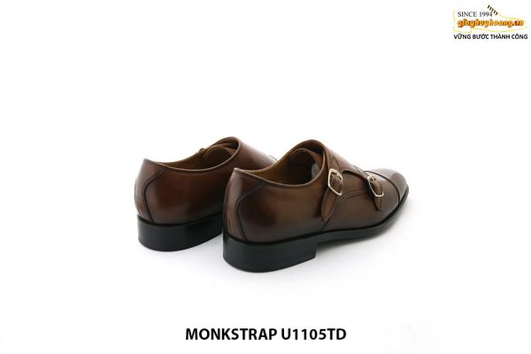 [Outlet Size 39+42+43] Giày da nam không dây Monkstrap U1105TD 004