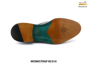[Outlet Size 44] Giày da nam 1 khoá đế da Monkstrap KC010 005