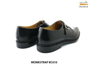 [Outlet Size 44] Giày da nam 1 khoá đế da Monkstrap KC010 004