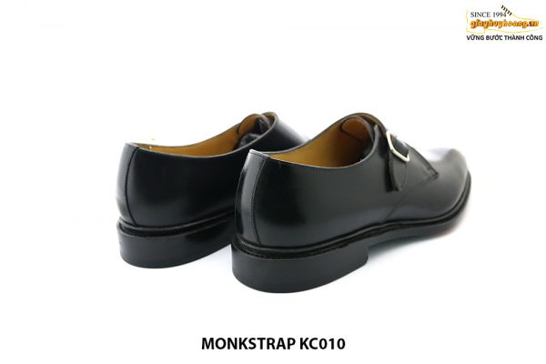 [Outlet Size 44] Giày da nam 1 khoá đế da Monkstrap KC010 004