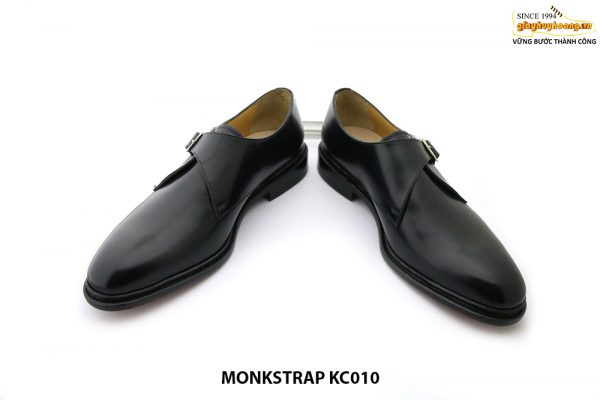 [Outlet Size 44] Giày da nam 1 khoá đế da Monkstrap KC010 003