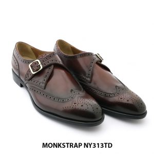 [Outlet] Giày da nam một khoá Wingtip Monkstrap NY313TD 003