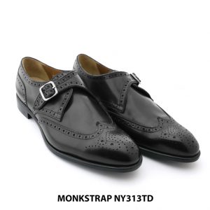 [Outlet] Giày da nam một khoá Wingtip Monkstrap NY313TD 0011