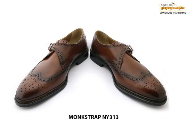 [Outlet] Giày da nam cao cấp Wingtip Monkstrap NY313TD 003