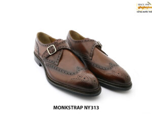 [Outlet] Giày da nam cao cấp Wingtip Monkstrap NY313TD 002