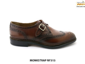[Outlet] Giày da nam cao cấp Wingtip Monkstrap NY313TD 001