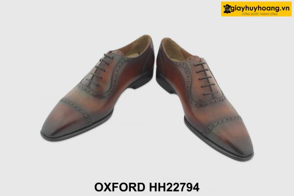 [Outlet] Giày da nam thon gọn Oxford HH22794 004