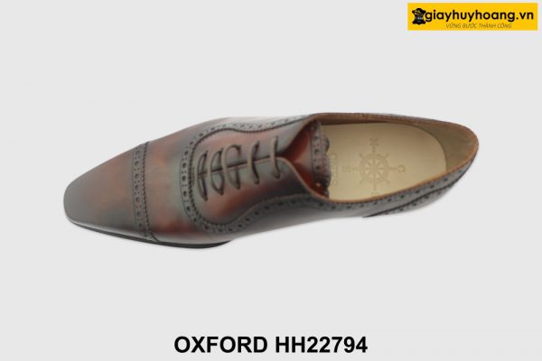 [Outlet] Giày da nam thon gọn Oxford HH22794 00