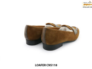 [Outlet size 40] Giày da lộn nam không dây Loafer CNS118 003