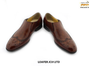 Giày lười da nam Wingtip Loafer JC012TD 0020