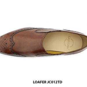Giày lười da nam Wingtip Loafer JC012TD 0018
