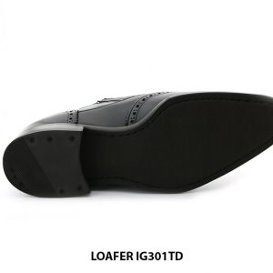 Giày lười da nam da bò Wingtip Loafer UR301TD 008