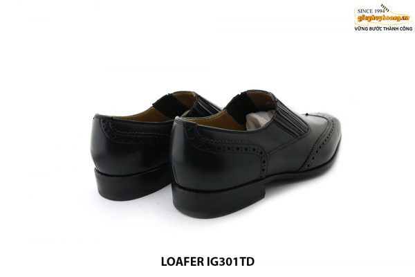 Giày lười da nam da bò Wingtip Loafer UR301TD 007