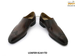Giày lười da nam da bò Wingtip Loafer UR301TD 003