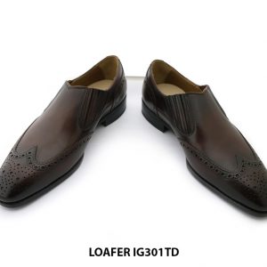 Giày lười da nam da bò Wingtip Loafer UR301TD 003
