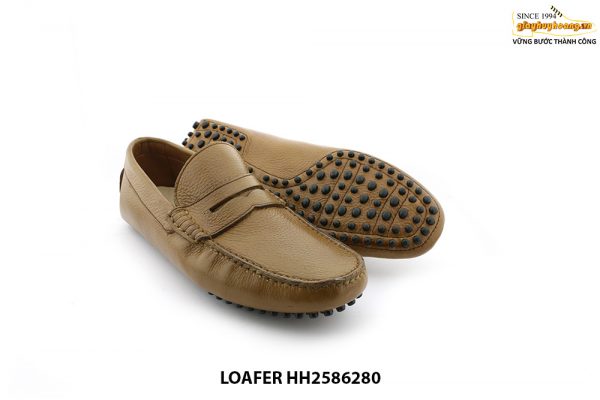 [Outlet] Giày lười da nam đế gai Loafer HH2586260 006