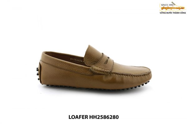 [Outlet] Giày lười da nam đế gai Loafer HH2586260 001