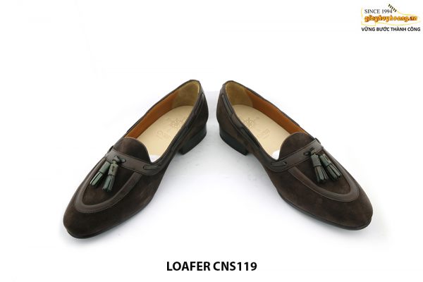 [Outlet] Giày lười nam da lộn có chuông Loafer CNS19 005