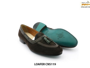 [Outlet] Giày lười nam da lộn có chuông Loafer CNS19 004