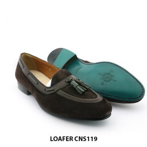 [Outlet] Giày lười nam da lộn có chuông Loafer CNS19 004