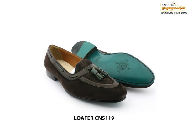 [Outlet] Giày lười nam da lộn có chuông Loafer CNS19 004
