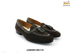 [Outlet] Giày lười nam da lộn có chuông Loafer CNS19 003