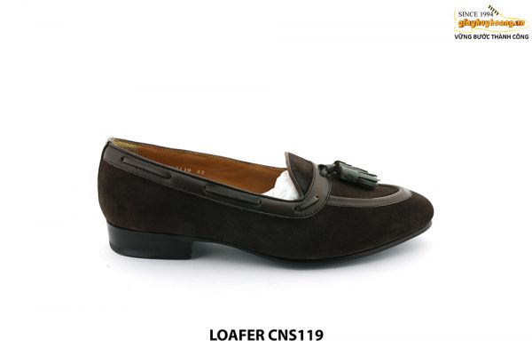 [Outlet] Giày lười nam da lộn có chuông Loafer CNS19 001